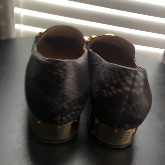 Classy, Tory Burch JESSA Loafer, Stamped Snake Printed, Leather, SZ 10.5 - Picture 2 of 4